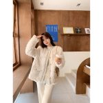 Faux Fur Winter Coat for Women | Luxury Thick Coat with Soft Rabbit-Style Collar - Image 3