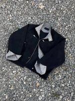 Khaki Retro Harrington Denim Workwear Jacket for Men - Image 7