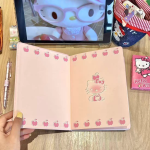 Hello Kitty Cute Thick Color Page Diary Notebook for Students - Image 2