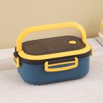 Double-Layer Bento Lunch Box – Microwaveable with Compartments | Office & Meal Prep Friendly