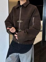 Vintage Suede Buckle Jacket - Image 5