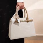 Genuine Leather Top-Handle Mom Handbag for Women - Image 5