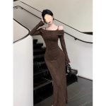 French Retro Elegant Slim Fit Bodycon Dress - Image 2