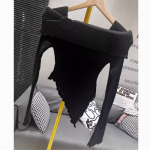 Women’s Floral Off-Shoulder Asymmetric Knit Top - Image 10