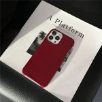 Leather Texture Three-Color Protective Phone Case – Anti-Fall Solid Color Shell - Image 6