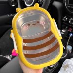 Cute Duck & Bee Stainless Steel Lunch Box 304 Insulated Large Capacity Bento with Compartments - Image 9
