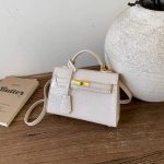 Retro Crocodile-Pattern Small Square Crossbody Bag – Women's Elegant Autumn/Winter Kelly-Style Handbag - Image 18