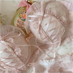 Lolita Ball Innocence Soufflé Japanese Sweet Girl Lace Wireless Underwear Bra Set - Image 5