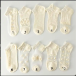 Japanese solid color crystal silk, thin, transparent mesh, shallow mouth, invisible boat socks - Image 11