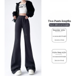 Flared high-waisted slimming bootcut pants, versatile American-style casual pants - Image 5