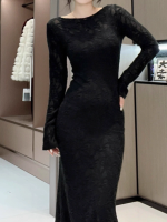 French Retro Elegant Slim Fit Bodycon Dress - Image 6