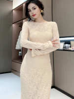French Retro Elegant Slim Fit Bodycon Dress - Image 7