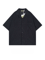 Vintage Purple Cuban Collar Short Sleeve Shirt – Unisex Loose Fit Summer Style - Image 7