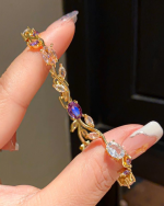 Colorful Zircon Tree Branch Bracelet - Image 14