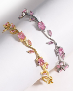 Colorful Zircon Tree Branch Bracelet - Image 6