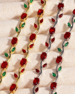 Colorful Zircon Tree Branch Bracelet - Image 4