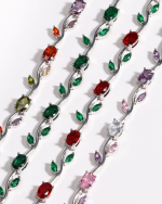 Colorful Zircon Tree Branch Bracelet - Image 9