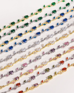 Colorful Zircon Tree Branch Bracelet - Image 8