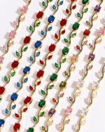 Colorful Zircon Tree Branch Bracelet - Image 2