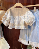 Girls Ethnic Floral Summer Set - Image 2
