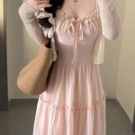 Spaghetti Strap Maxi Dress Set for Women