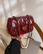 Vintage Oil Wax Leather Mini Crossbody Bag – Luxury Soft Finish - Image 5