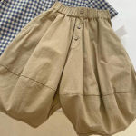 Boys Plaid Loose Fit T-Shirt and Pants Set – Korean Style Kids Outfit - Image 4