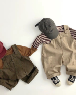 Unisex Kids Cotton Overalls