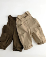 Unisex Kids Cotton Overalls - Image 2