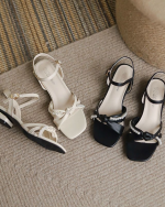 Fairy French Low Heel Roman Sandals for Women - Image 5