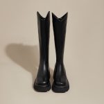 V-shaped Thick-soled Woodpecker Long Boots for Women - Image 3