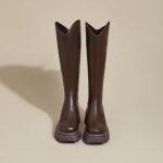 V-shaped Thick-soled Woodpecker Long Boots for Women