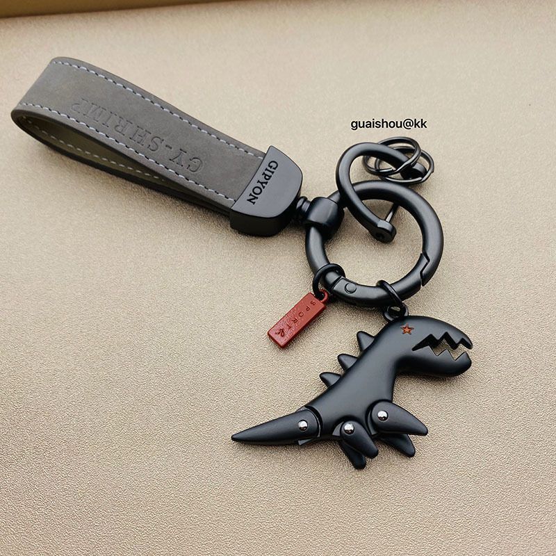 WhatsAppImage2024-11-10at4.19.53PM_2 Suede Keychain - Popular Cute Dinosaur Charm, Adorable Cartoon Car Keyring. - Image 1