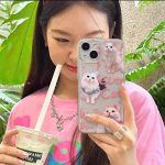Pink Cat Silicone iPhone Case - Shockproof Cover - Image 5