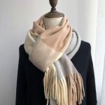 New Spliced Plaid Scarf for Women, Perfect Gift for Teachers, Korean Style, Warm & Versatile Neck Scarf for Students - Image 5