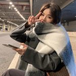 So Warm New Big Scarf for Women, Thickened Shawl, Dual-Use Versatile Korean Style Neck Scarf - Image 7