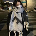 So Warm New Big Scarf for Women, Thickened Shawl, Dual-Use Versatile Korean Style Neck Scarf - Image 6