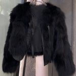 Women's Faux Fox Fur Coat - Short Style, Korean Version, Tie Design, Thick and Versatile - Image 5