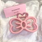 Simple Cute Bow Hairpin - Shark Clip for Hair Volume, Girl's Head Bun, Hair Accessory - Image 3