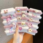 New Plush Cute Hair Ties for Kids | Cartoon Fur Hair Bands, Thick Elastic Headbands - Image 2