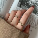 Minimalist Elegant - Trendy INS Cold Aesthetic, Adjustable Open Ring for Women - Image 5