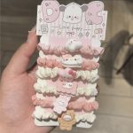 Sweetheart Princess Hair Tie Set - Cute KT Cat Girl, Transparent Telephone Wire Design, Versatile Daily Hair Accessory - Image 5