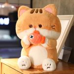 RBT Fish Cat Soft Toy | Plush Stuffed Animals for Kids & Adults - Image 3