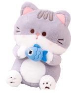 RBT Fish Cat Soft Toy | Plush Stuffed Animals for Kids & Adults - Image 4