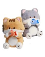 RBT Fish Cat Soft Toy | Plush Stuffed Animals for Kids & Adults - Image 2