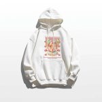 Silver Fox Fleece Cotton Hoodie for Women | Lazy Chic Art Student Pullover in Soft Pink 450GSM - Image 6
