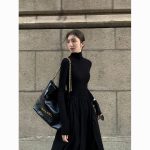 Elegant Audrey Hepburn-Inspired Midi Dress for Women | Korean Slim-Fit Long Skirt - Image 10