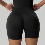 Seamless High-Waist Yoga Shorts for Women - Peach Butt Lift & Tummy Control, High-Stretch Fitness Running Shorts - Image 2