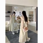 Sweet Backless Flutter Sleeve Bow Tie Dress – Summer Slimming A-Line Long Dress for Vacation - Image 7