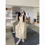 Sweet Backless Flutter Sleeve Bow Tie Dress – Summer Slimming A-Line Long Dress for Vacation - Image 3